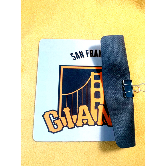 GIANTS BASEBALL HIGH QUALITY MOUSE PAD MAT FOR SCHOOL AND OFFICE - Picture 3 of 4